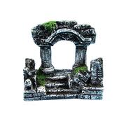 YXINAER Aquarium Fish Tank Stone Decoration Artificial Roman Column Ruins Castle Ornaments Decor Accessories Fish Tank Ornaments(Grey 8 * 7cm)