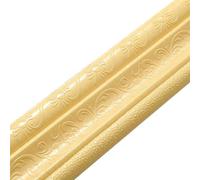 YXINAER Dado Rail Self Adhesive Foam Wall Edge Strip Stickers Self-Adhesive Waterproof Baseboard Corner Waist Line Sticker Wallpaper Home Border Decor(Y)
