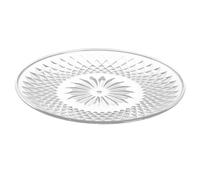 YXINAER Decorative Fruit Bowl 15/20/25/30cm Clear Serving Plates Fruit Dessert Salad Tray Cupcake Display Stand Round Dinner Plate Kitchen Supplies(Crystal,30cm)