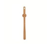 YXINAER Long Shoe Horn 1pc 50cm Wooden Magnetic Beech Shoe Horn Long-handled Wearing Tool For Home Use With Drill-free Base(Light Brown)