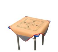 YXINAER Mahjong Table Mat Mahjong Soft Padded Household Silence Mat Table Cloth, Board Game Mah-Jong PU Leather Reduce The Noise(Yellow)