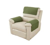 YXINAER Sofa Armrest Protectors Knitted Recliner Sofa Covers Elastic Sofa Protector Relax Armchair Cover Lounge Home(Green 3pcs)