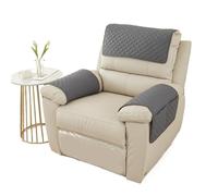 YXINAER Sofa Armrest Protectors Knitted Recliner Sofa Covers Elastic Sofa Protector Relax Armchair Cover Lounge Home(Dark Grey 3pcs)