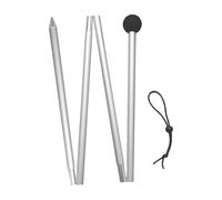 YXINAER Tent Poles Tent Rods Lightweight Canopy Pole Adjustable Length Outdoor Awning Support Foldable Beach Tents Parts(1.6M pointed tip)