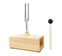 YXINAER Tuning Forks for Healing 432 Hz Tuning Fork with Resonance Box for Sound Tuning Fork Resonance Teaching Hearing Tests Meditation