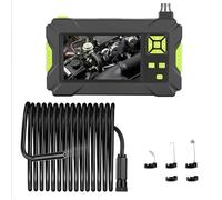 YXINHONGYUE 10m, 1080P HD Snake Sewer Inspection Tools, Handheld Semi-Rigid Air Conditioner Borescope Camera with Side Mirrors And Magnets Exquisite And Compact(green)