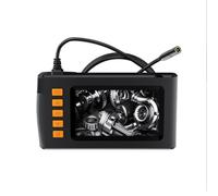 YXINHONGYUE 10m, Dual lenses Handheld Industrial Digital Borescope Take photos and videos Waterproof Car Repair Pipeline Camera 4.3" IPS Screen(8mm)
