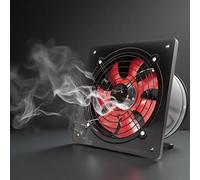 YXINHONGYUE 14 inches, multifunctional inline duct exhaust fan 12inch/14 inch /16inch kitchen explosion proof exhaust fan all-copper motor powerful removal of oil smoke and odor