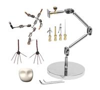 YXINHONGYUE 14CM, Stainless Steel DIY Studio Stop Motion Armature Kit Includes 5 Connectors 12Cm-20Cm Metal Puppet Figure Skeletons for Animators, Product Photography