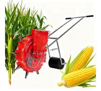 YXINHONGYUE 16 Nozzles Garden Seeder, Handheld Farm Roller Seeding And Fertilizer Applicator Adjustable Depth And Spacing for Corn, Bean, Wheat Planting Sowing Equipment
