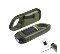 YXINHONGYUE 2 Pieces Solar Charging Power Bank, Home Emergency Mobile Phone Charging Treasure with USB Charging Port ABS Plastic Small Generator for Outdoor Travel