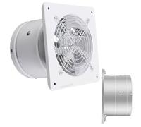 YXINHONGYUE 220V 12 inch High Air Flow Metal Exhaust Fan 1680 CFM Powerful commercial industrial Wall Mounted ventilation fan for Window,Warehouse Low-Noise,10 inches
