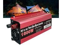 YXINHONGYUE 24V 1600W Peak DC To 120V AC, Mini Pure Sine Wave Inverter High Heat Dissipation High Power Car Power Inverter Smart LCD Display for Camping, Rvs, Home Emergency,48V TO 110V