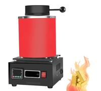 YXINHONGYUE 2KG, 1500W Digital display Electric Melting Furnace With smoke exhaust hole 220V gold Jewelry melting furnace Kit 20-35min rapid melting of silver, aluminum, copper