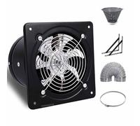 YXINHONGYUE 5M Tube High Speed Water Proof Basement Exhaust Fan Versatile Wall-Mounted Industrial Ventilation Fan with Bracket And Buckle for Smoke, Odor, Moisture Removal,2m