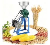 YXINHONGYUE 75 Kg/H Commercial Electric Grain Mill High-Power 1500W Corn Soybean Grinder Dry Wet Dual-Use for Flour Nut Butter (Adjustable Fineness)