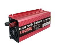 YXINHONGYUE 800 Watt Power Inverter DC 12V-72V To AC 110V/120V Converter, 1600W Peak Off-Grid Solar Inverter with One AC Outlets for Camping, RV, Car,12V TO 220V