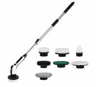 YXINHONGYUE Dual Mode Electric cordless kitchen scrubber USB Charging 6 in 1 Shower Rotating cleaning brush 180 days of ultra-long standby Suitable for car, groove cleaning