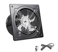 YXINHONGYUE Low Decibel Metal Iron Ventilation Extractor Waterproof Explosion-Proof 8 Inch Wall-Mounted Attic Garage Smoke Exhaust Fan Easy To Install And Clean 60W,4inch,220V