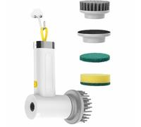 YXINHONGYUE Multi Functional Dual Speed Electric Cleaning Brush With 3 replaceable brush heads Hidden charging port 1.5 hours of long battery life Suitable for bathroom Spin Scrubber