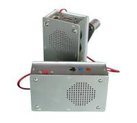 YXINHONGYUE Outdoor Portable Manual Hand Crank Generator Household Small USB Charge Power Bank Emergency Lighting Ignition Generator(silvery)