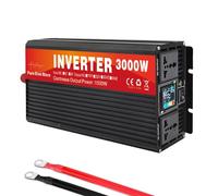 YXINHONGYUE Portable Pure Sine Wave Inverter, Low Frequency RV Power Inverter 12V 24V 48V 60V 72V DC TO 120V/240V AC Converter for Off-Grid, Truck, Boat, Camping, And Home,12V to 220V