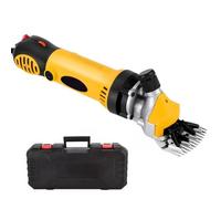 YXINHONGYUE Professional Electric Shearing Machine Includes Toolbox And Screwdriver 900W Professional Adjustable Speed Sheep Shears Sharp Blade for Goats And Thick Coat Animals red,Yellow,110V