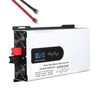 YXINHONGYUE Pure Sine Wave Solar Inverter with Smart LCD Display for Car Vehicle Truck Camping 12V/24V/48V DC TO 110V/220V Power Converter 5000W Peak Off-Grid Power Inverter,48V TO 220V 50Hz