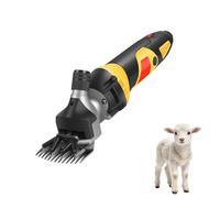 YXINHONGYUE Yellow,220V, 220V Quiet Animal Grooming Clippers 6 Speed Adjustable Handheld High Speed Electric Sheep Shears Farm Livestock Grooming Kit for Beginners And Homesteaders