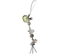 Yxinjy 1 Pc Jellyfish Star Pendant Keychain Phone Strap Lanyard Tassels Keyring Strap Backpack Charm Decor Car Keys Decoration Cell Phones Accessories