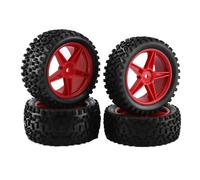 YXIUEYINGE 1:10 For HSP 94107/94166/94106/94155 Radio Racing Tires High Speed WRC Off-Road Car Wheels RC Trucks Upgraded Parts(Rot)