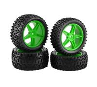 YXIUEYINGE 1:10 For HSP 94107/94166/94106/94155 Radio Racing Tires High Speed WRC Off-Road Car Wheels RC Trucks Upgraded Parts(grn)