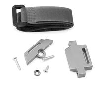 YXIUEYINGE Aluminum Alloy Battery Mount for TRAX-XAS for Slash 2WD Short Truck 1/10 RC Car Upgrade Accessory(Light Grey)