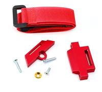 YXIUEYINGE Aluminum Alloy Battery Mount for TRAX-XAS for Slash 2WD Short Truck 1/10 RC Car Upgrade Accessory(Rot)