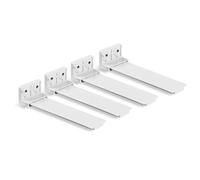YXIUEYINGE Integrated Fridge Door Plastic Mounting Bracket Fixing Slide Kit For Freezer Refrigerator Door Shelf Rail For Refrigerator(4PCS)