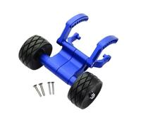 YXIUEYINGE Metal Aluminum Adjustable Rear Head-up Wheel Anti-rolling Wheel For 1/10 For Trxs E-REVO 2.0 86086-4/56087-1 Monster Truck(Blau)