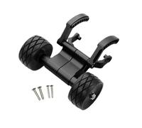 YXIUEYINGE Metal Aluminum Adjustable Rear Head-up Wheel Anti-rolling Wheel For 1/10 For Trxs E-REVO 2.0 86086-4/56087-1 Monster Truck(Schwarz)