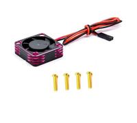 YXIUEYINGE Metal Shell 3010 ESC Motor 30mm Cooling Fan High-speed Heat Dissipation Fan Cooler for RC Car Spare Part(Black Red)
