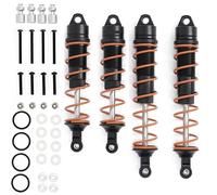 YXIUEYINGE RC Car 1/8 For ARR-MA 6S For KRATON Alloy Front Rear Shock Absorber Bigfoot RC Truck Upgraded Parts(Schwarz)