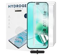 Yxiummo 3 Pack Hydrogel Film for HONOR 400 Lite,Transparent Hydrogel Protective Film Screen Protector Soft,HD Clear,Anti-Bubble,Self-Healing Easy Installation[Not Glass]