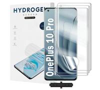 Yxiummo 3 Pack Hydrogel Film for OnePlus 10 Pro,Transparent Hydrogel Protective Film Screen Protector Soft,HD Clear,Anti-Bubble,Self-Healing Easy Installation[Not Glass]