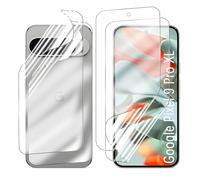 Yxiummo Hydrogel Film for Google Pixel 9 Pro XL,2 Pcs Screen Protector Soft with 2 Pcs Back Film Transparent HD Clear,Anti-Bubble,Self-Healing Easy Installation[Not Glass]