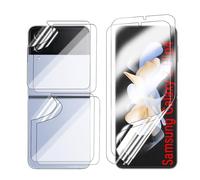 Yxiummo Hydrogel Film for Samsung Galaxy Z Flip4,2 Pcs Screen Protector Soft with 2 Pcs Back Film Transparent HD Clear,Anti-Bubble,Self-Healing Easy Installation[Not Glass]