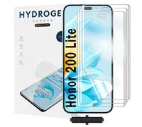 Yxiuumo 3 Pack Hydrogel Film for HONOR 200 Lite,Transparent Hydrogel Protective Film Screen Protector Soft,HD Clear,Anti-Bubble,Self-Healing Easy Installation[Not Glass]