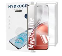 Yxiuumo 3 Pack Hydrogel Film for HONOR Magic8 Lite,Transparent Hydrogel Protective Film Screen Protector Soft,HD Clear,Anti-Bubble,Self-Healing Easy Installation[Not Glass]