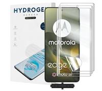 Yxiuumo 3 Pack Hydrogel Film for Motorola Edge 70,Transparent Hydrogel Protective Film Screen Protector Soft,HD Clear,Anti-Bubble,Self-Healing Easy Installation[Not Glass]