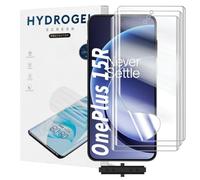 Yxiuumo 3 Pack Hydrogel Film for OnePlus 15R,Transparent Hydrogel Protective Film Screen Protector Soft,HD Clear,Anti-Bubble,Self-Healing Easy Installation[Not Glass]