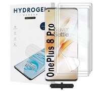 Yxiuumo 3 Pack Hydrogel Film for OnePlus 8 Pro,Transparent Hydrogel Protective Film Screen Protector Soft,HD Clear,Anti-Bubble,Self-Healing Easy Installation[Not Glass]
