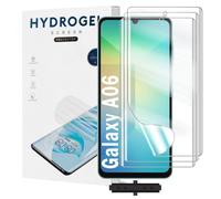 Yxiuumo 3 Pack Hydrogel Film for Samsung Galaxy A06,Transparent Hydrogel Protective Film Screen Protector Soft,HD Clear,Anti-Bubble,Self-Healing Easy Installation[Not Glass]