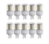YXJX Low Voltage Bulbs, 12V 24V 3.5W G9 LED Light Bulb, 350 Lumen 24PCS 5730 SMD Explosion Proof Low Volage Bulbs, Pack of 10(Warm White)
